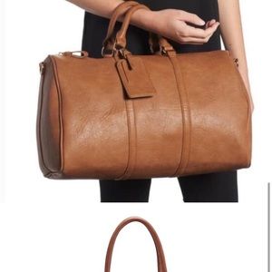 Sole society Cassidy weekender - vegan brown leather